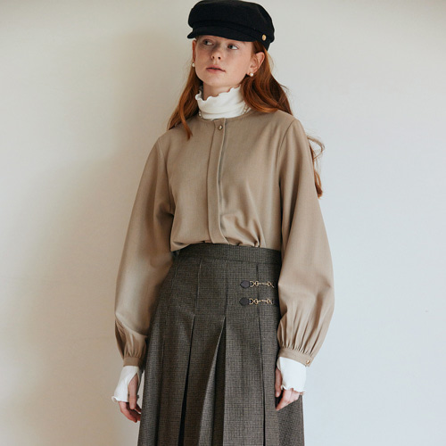 Button Wool Blouse_BE